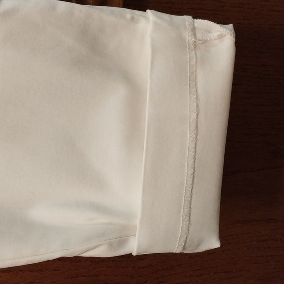 CALVIN KLIEN BRAND WHITE STRETCHY STRAIGHT LEG pants size 12 - Picture 4 of 17